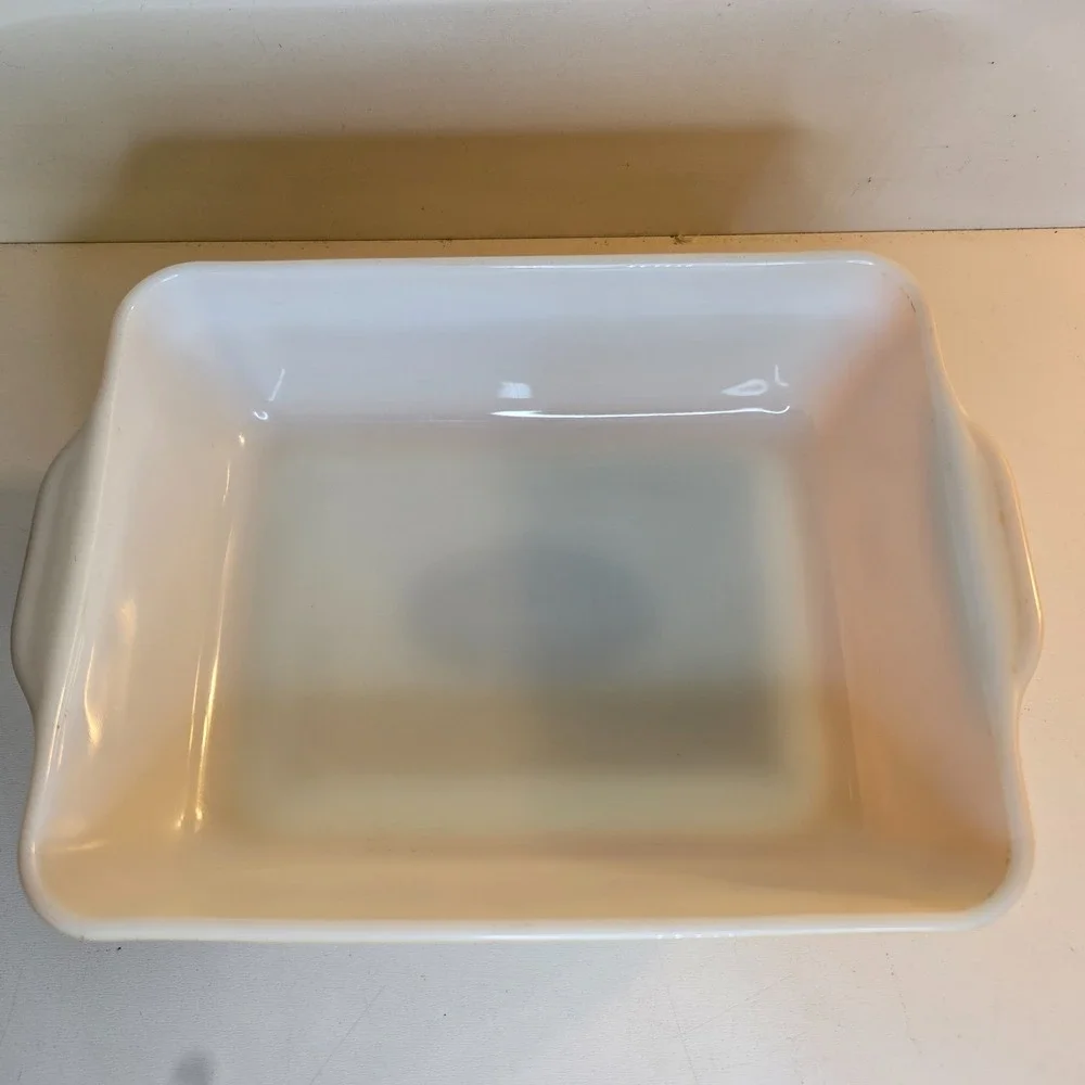 Pyrex Ovenware 1.5 QT Baking Casserole Dish 0503 Yellow w/ Flowers Butterflies